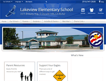 Tablet Screenshot of mylakevieweagles.com